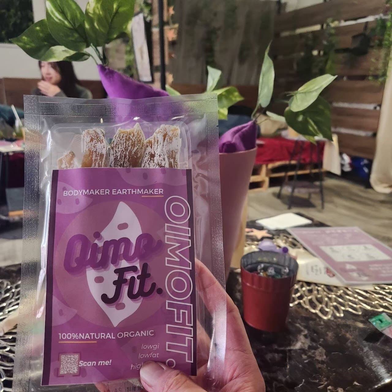OIMOFIT. CAFE のディスプレイ